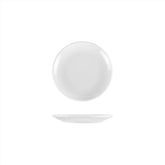 Porcelain Delta-Coupe dia.6.5" Round White Porcelain Plate (Set of 4)